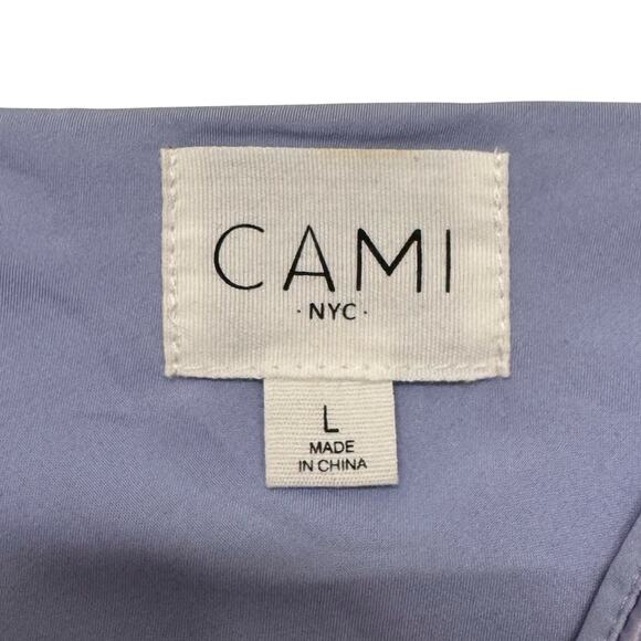Cami NYC 100% Silk Lavender Purple V-Neck Cami Tank Top Women's Large - Picture 3 of 7